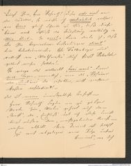 Nachlass Franz Steindachner, Brief von Victor Milborn an Franz Steindachner (27.10.1890), Inv.Nr. 342.01, Seite 3